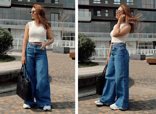 Como usar roupas oversized no look feminino