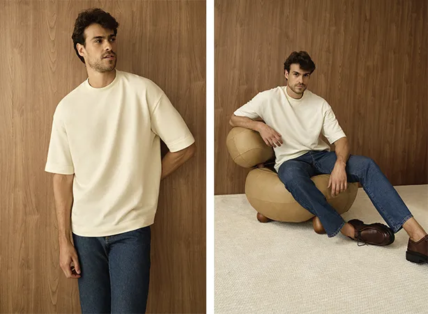 Looks masculinos com roupa oversized