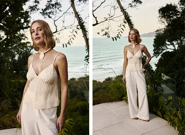 Cores claras nos looks de verão