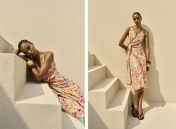 Modelos de vestidos com estampa floral Modelos de vestidos com estampa floral