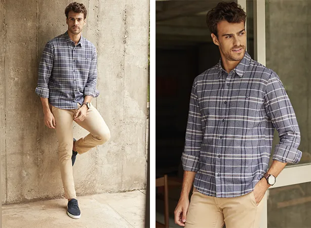 Outfit com camisas masculinas estilosas Outfit com camisas masculinas estilosas