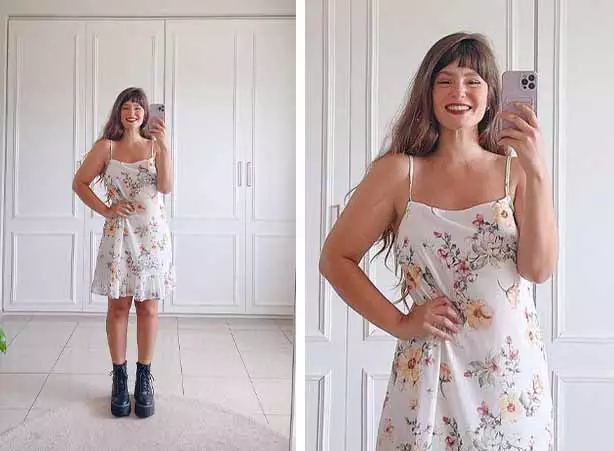 Looks de vestidos soltinhos com coturno Looks de vestidos soltinhos com coturno