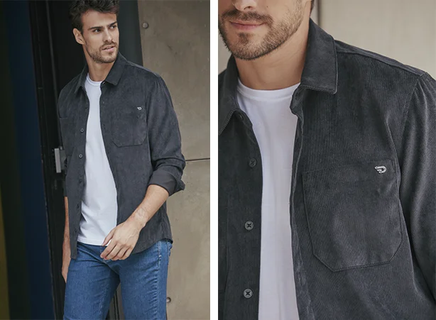 Tipos de camisas masculinas