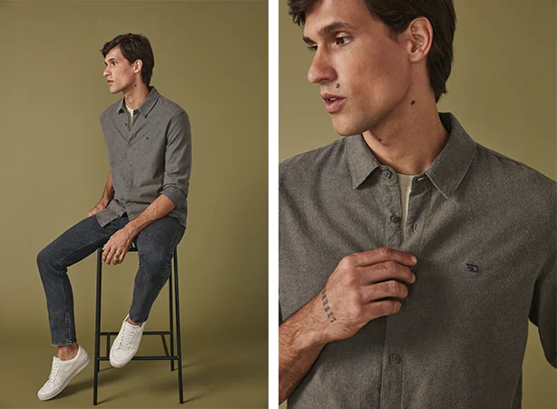 Camisas masculinas estilosas para o inverno