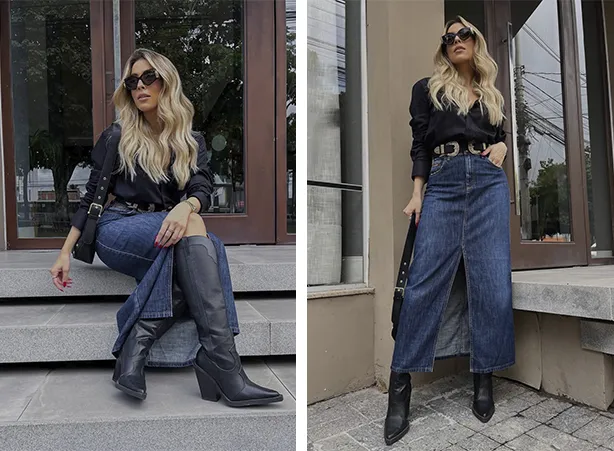 Looks femininos com bota Looks femininos com bota