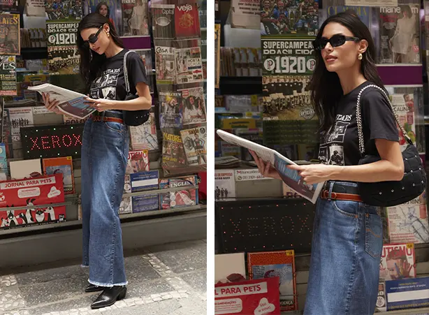 Looks femininos com t-shirt Looks femininos com t-shirt