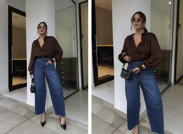 Como usar calça barrel com elegância Como usar calça barrel com elegância