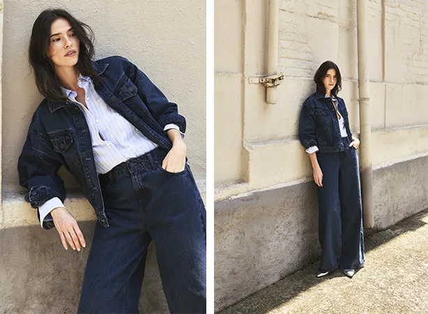 Looks elegantes com denim