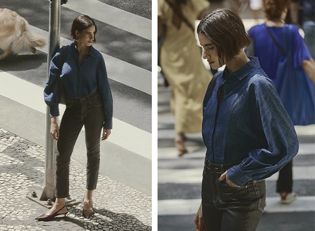 Looks com jeans black resinado