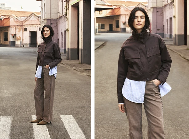 Tendências inverno 2026 de sobreposições com camisas