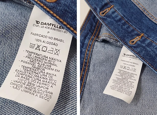 Como ler uma etiqueta de roupas