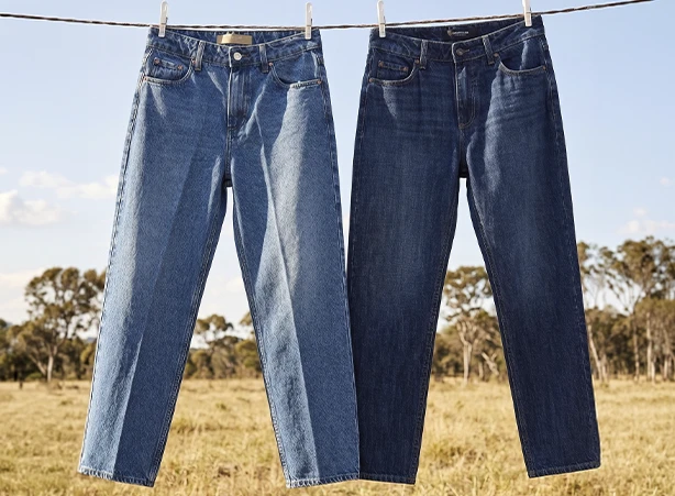Como secar uma calça jeans