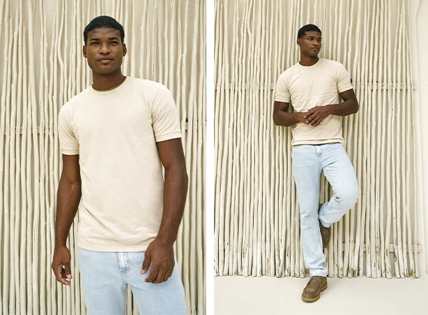 Looks com calça jeans clara masculina Looks com calça jeans clara masculina