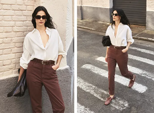 Looks elegantes com camisa branca clássica