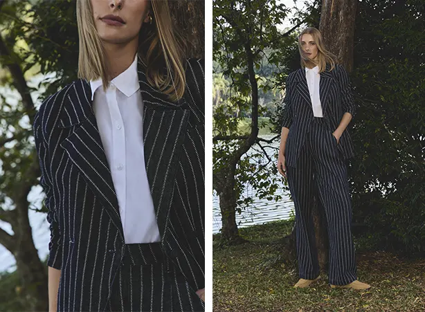 Look de alfaiataria feminino