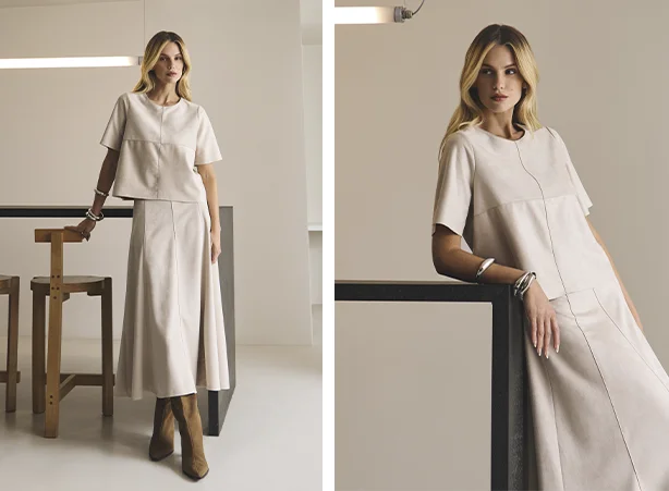 Looks com saia e blusa em conjunto