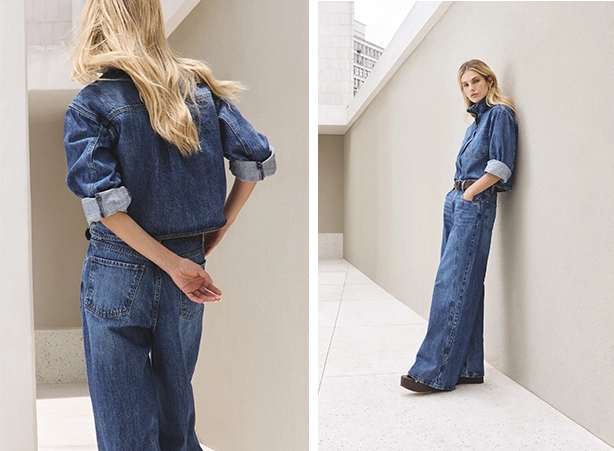 Estilo de roupa feminina all jeans